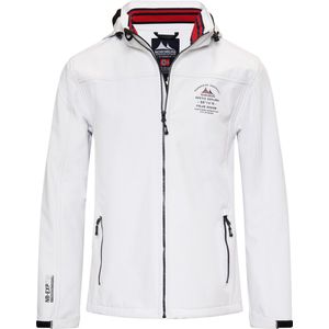 Nordberg Trond - Softshell Outdoor Zomerjas Heren - Wit - Maat L