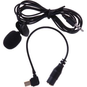Microfoon met MINI USB aansluiting voor actioncamera oa GoPro 150cm snoer / HaverCo