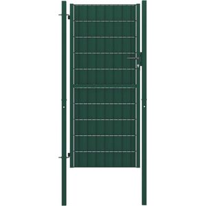 vidaXL-Poort-100x124-cm-PVC-en-staal-groen