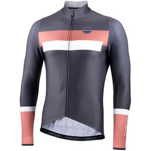 Nalini - Heren - Fietsshirt - Lange mouwen - Wielrenshirt - Najaar - Winter - WARM LS JERSEY - BLACK - M