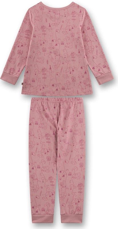 SANETTA - Pyjama - Roze - Biologisch Katoen - Lange Mouwen - Pyjamaset voor Meisjes