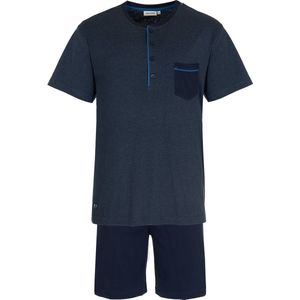 Pastunette Shortama - Katoen - Donkerblauw - Knoopsluiting - Maat XXL