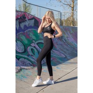 Higwaist - sport - legging - yoga legging- sportbroek dames - Better in Black - maat M