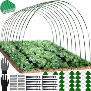 Verhoogd bloembed plantentunnel bogen - Set van 18 stuks