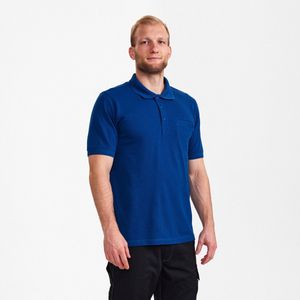 Engel - Extend - Poloshirt - Surfer Blue - Met Borstzak