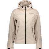 Superdry HOODED SOFTSHELL JACKET Dames Jas - Wit - Maat L