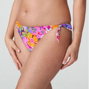 PrimaDonna Swim Najac Bikini Heup Slip Met Koordjes 4011053 Floral Explosion - maat 38