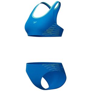 Speedo - Bustierbikini - Lagoon Blue - Sneldrogend - Set van 2 Stuks