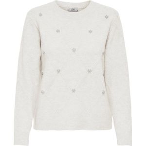 Jacqueline de Yong - Jdybella Life Struct Pearl - Trui - Cloud Dancer - Dames