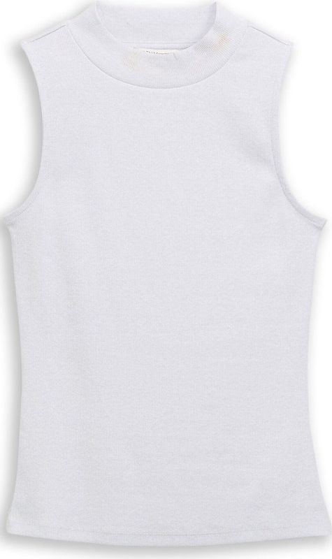 Tom Tailor Denim Slim fit top met glitter-effect