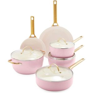 Greenpan Padova Blush Pink 10-delige Pannenset