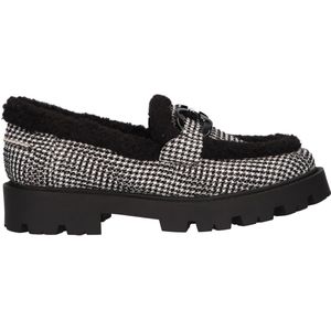 La Strada Loafer zwart met bont dames - maat 37