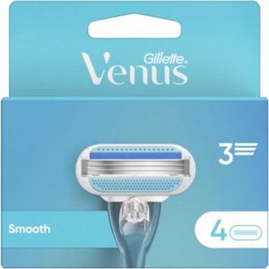 Gillette - Venus Smooth - Scheermesjes voor Vrouwen - 4 Navulmesjes