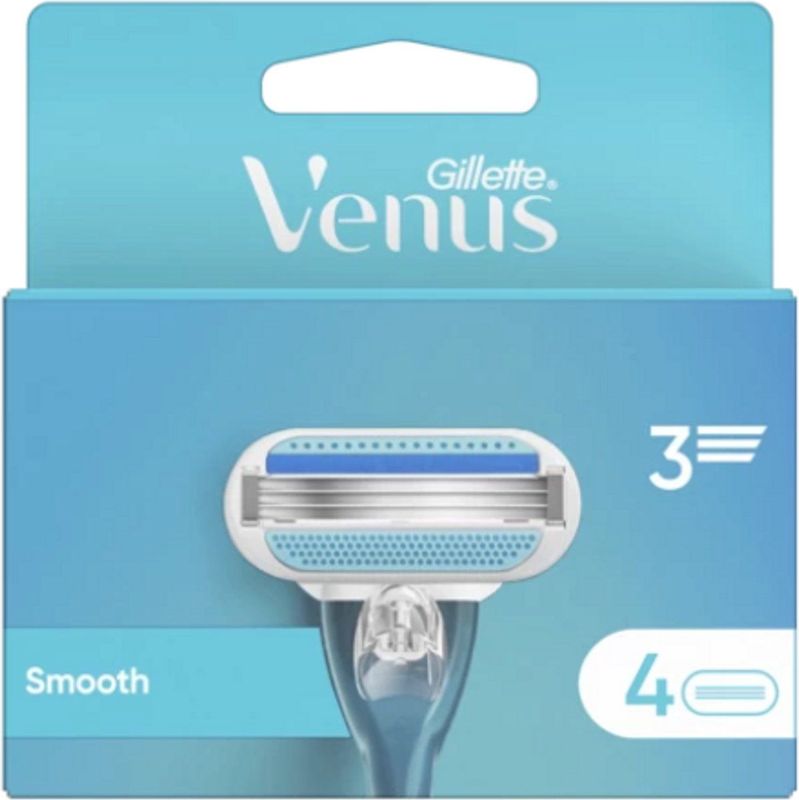 Gillette - Venus Smooth - Scheermesjes voor Vrouwen - 4 Navulmesjes
