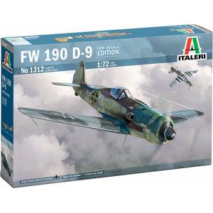 1:72 Italeri 1312 Focke-Wulf Fw 190D-9 - Vliegtuig Plastic Modelbouwpakket