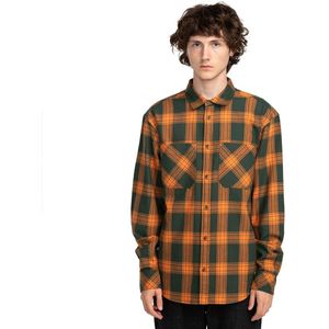 Element Compass Overhemd Met Lange Mouwen Groen,Bruin M Man