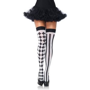 Harlequin Thigh Highs