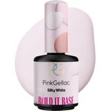 Pink Gellac - Build it Base Silky White - Witte Gellak - 15 ml