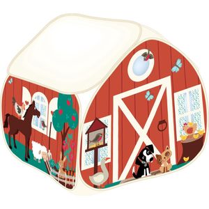 Pop-it-Up pop up speeltent kinderen Boerderij - 90x90x90 cm