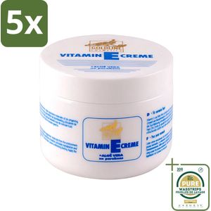 5 x Goldline - Bodycrème - Vitamine-E & Aloë Vera - Normale Huid - Hydraterend - 250 ml - Grootverpakking - Bodycrème - Vitamine E - Aloë Vera - Huidverzorging - Hydraterend