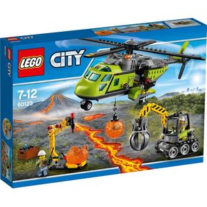 LEGO City Vulkaan Bevoorradingshelikopter - 60123
