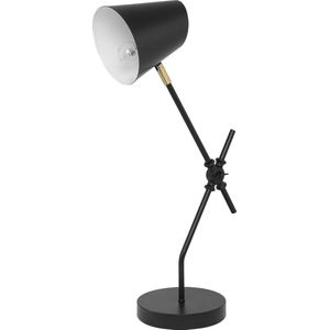 HORTON - Bureaulamp - Zwart - Metaal