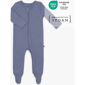 Baby Pyjama met voetjes, zacht & ademend newborn boxpakje, OEKO-TEX gecertificeerd, pyjama met rits en lange mouwen voor jongens & meisjes, met voetjes