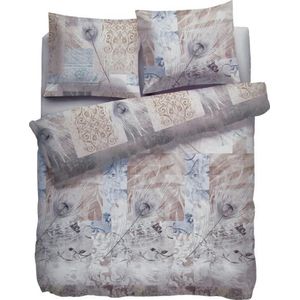 Face2Face Gusto Dekbedovertrek - Tweepersoons - 200x200 + 2/50x80 cm - Grijs