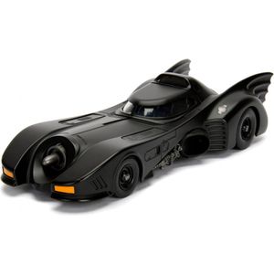Jada Toys - Batman en Batmobile 1989 - Schaal 1:24 - Die-cast - Vanaf 8 jaar - Speelgoedvoertuig
