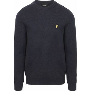 Lyle & Scott - Mid Knits - Trui - Blauw - Wolmix - Ronde Hals