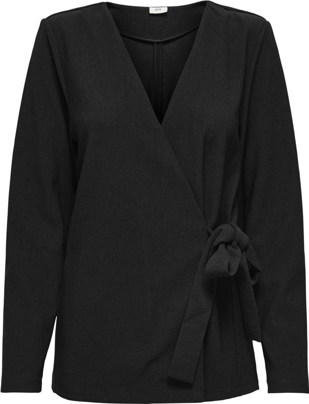 Jacqueline de Yong - Jdyvilma Wrap Top - Blouse - Zwart