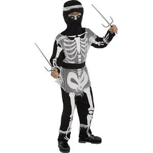 FUNIDELIA Zombie Ninja Skelettenkostuum Voor voor jongens - Maat: 107 - 113 cm
