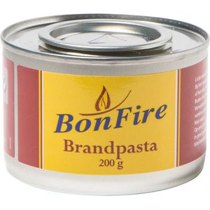 Brandpasta 6 stuks à 200 g voor chafing Dish Brandduur ± 3 uur. Brand Gel Merk Bon Fire