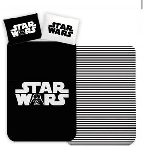 Star Wars - Dekbedovertrek - 140 x 200 cm - Zwart