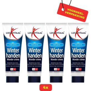 Lucovitaal - Winterhanden Balsem - Handcrème - 4x100 ml voordeelverpakking