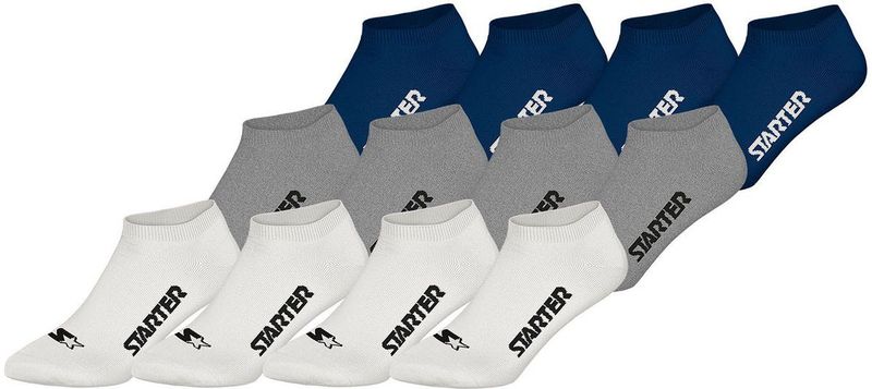 Starter Sokken  navy / grijs / zwart / wit
