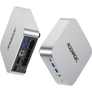 ACEMAGIC M1 Mini PC met AMD Ryzen 7 6800H (8C/16T, tot 4. 7Ghz),32GB DDR5 512GB M.2 SSD | Windows 11 Pro| AMD Radeon 680M | 4K Triple Display |Type-C | WiFi6 | BT5.2