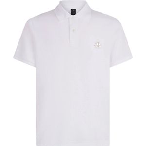 Moose Knuckles Heren Polo Wit M34MT712/160 Everett