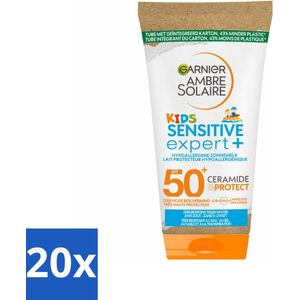 Garnier - Ambre Solaire - Zonnemelk - Kids - SPF 50+ - Reisformaat - 50 ml - Bulkverpakking - 20 stuks