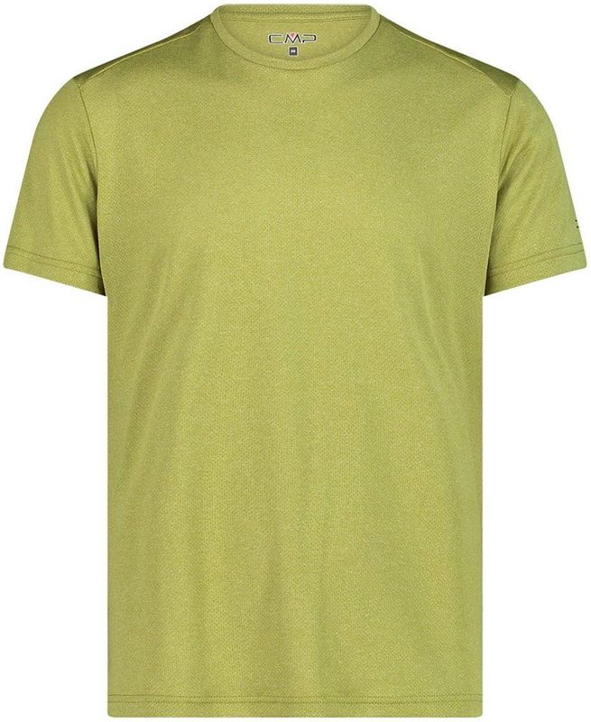 T-shirt - Gemarmerd - Lichte Stof - Regular Fit - Geurpreventie