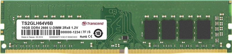Transcend - 16GB DDR4 - RAM Geheugen - 2666 MHz - U-DIMM - 288 pin
