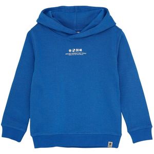 Daily7 - Hoodie Backprint - Dusty Kobalt - Maat 80