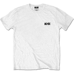 AC/DC - Black Ice Heren T-shirt - S - Wit