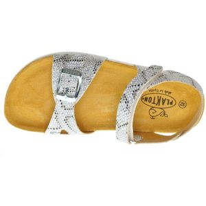 Plakton Lederen Meisjessanaal Slangenprintglitter maat 34