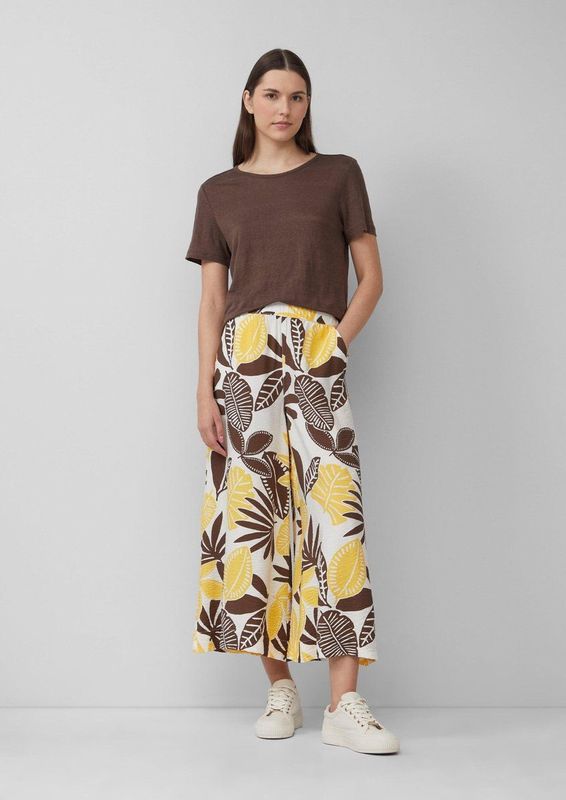 s.Oliver - Culottes - Vloeiende Rok - Elastische Taille