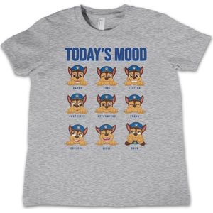Paw Patrol Kinder T-Shirt Today's Mood Kids Tee NIC-12-PP006-DTF537 HeatherGrey-4 Jahre