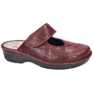 Berkemann -Dames - bordeaux - pantoffels - maat 38.5
