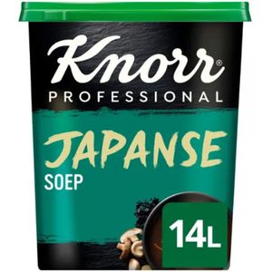 Knorr Professional Wereld Assortiment Japanse soep poeder, opbrengst 14l - Doos 1,12 kilo