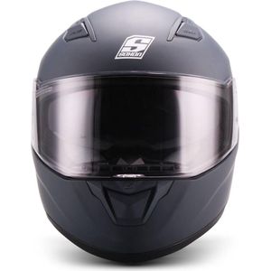 SOXON ST-1001 RACE integraal helm, motorhelm, scooterhelm ECE keurmerk, Navy Blauw, S hoofdomtrek 55-56cm