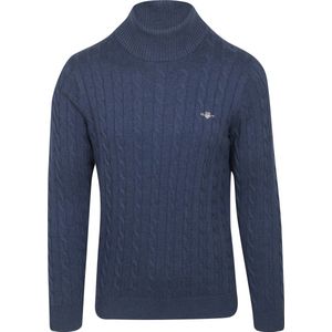 Gant Coltrui Cable Navy - Heren - Pullovers